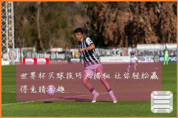 世界杯买球技巧大揭秘 让你轻松赢得竞猜乐趣